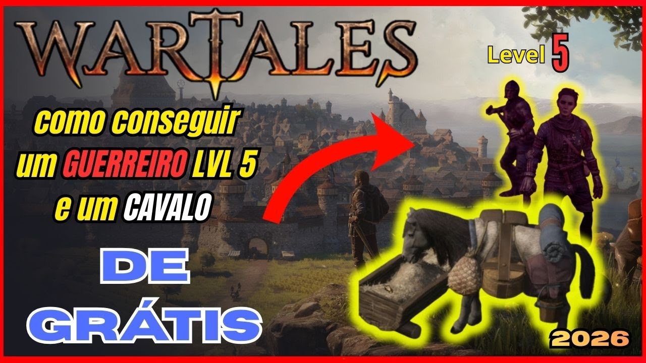 COMO CONSEGUIR GUERREIRO LVL 5 E UM CAVALO DE GRAÇA  NO WARTALES LOGO NO COMEÇO DA GAMEPLAY !!!!