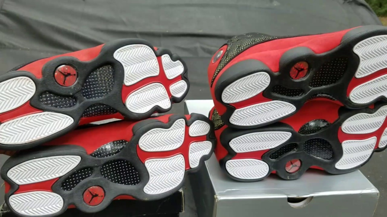2017 vs 2013 Jordan 13 Bred Ratchet Comparison!!