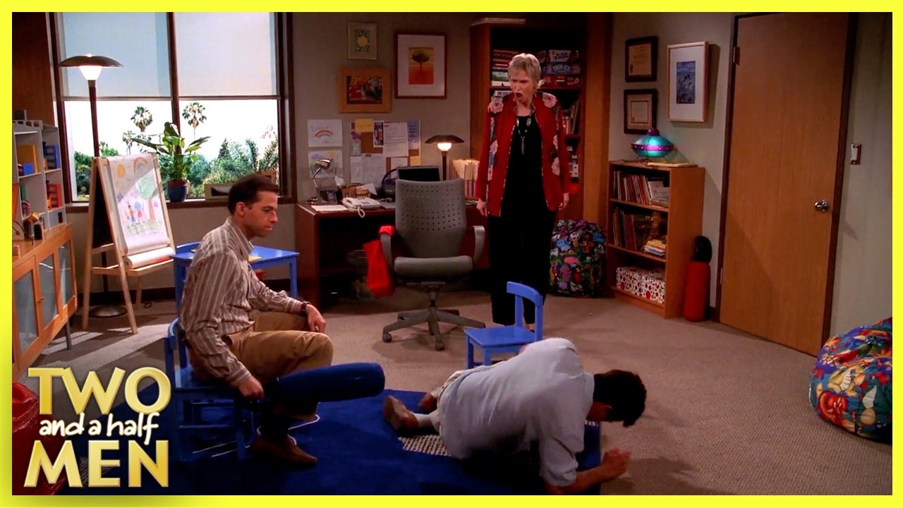 Alan Takes All His Therapeutic Anger Out on Charlie | Two and a Half Men