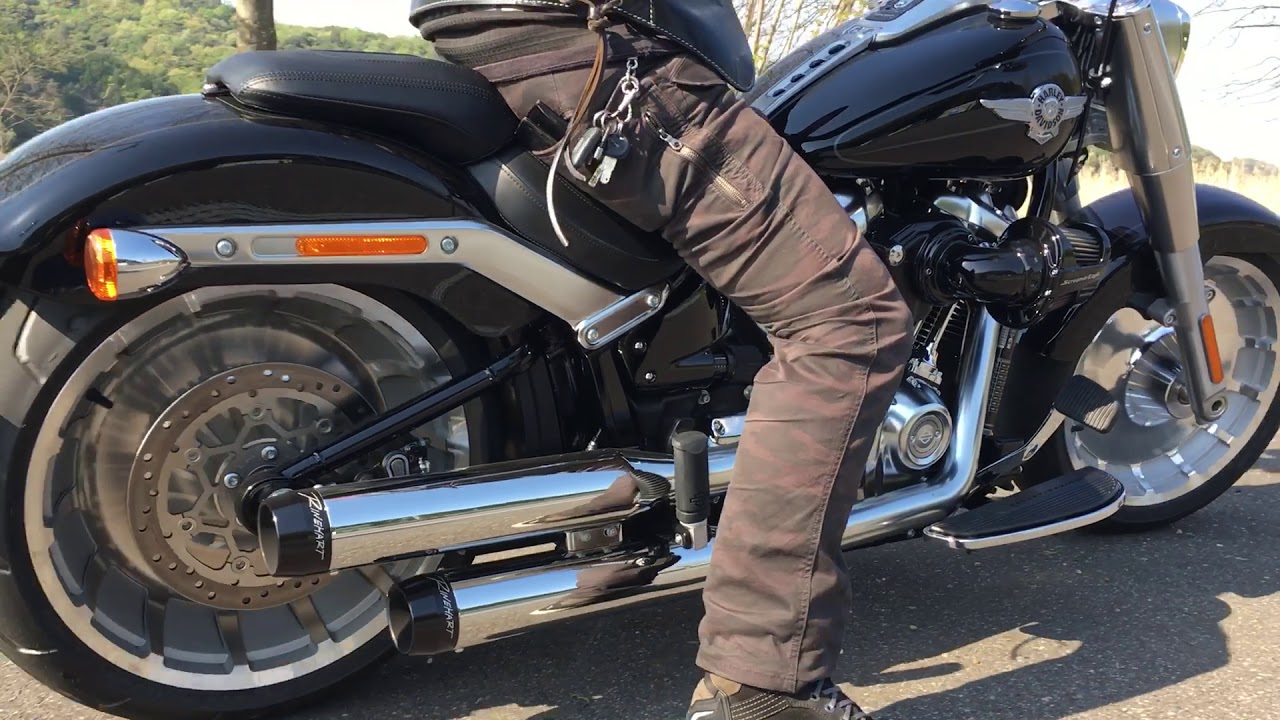 Harley-Davidson Fat Boy 2018 FLFBS 114 Exhaust Sound ②-2 RINEHART