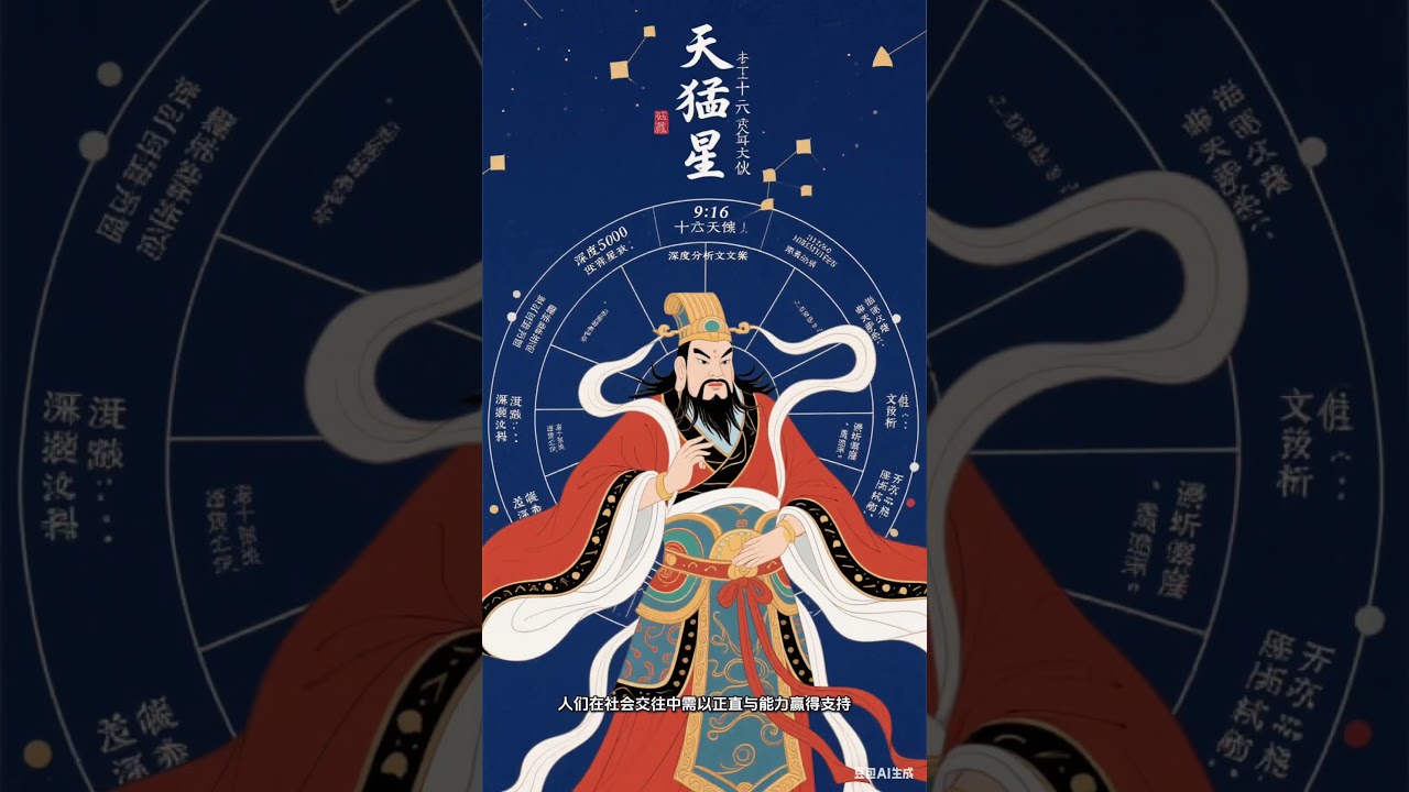 道教三十六天罡之天猛星 #三十六天罡 #古代星象 #三十六天罡七十二地煞 #天猛星