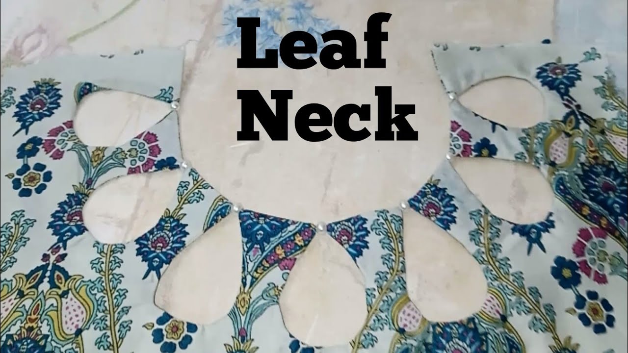 Leaf Neck Cutting and Stitching Tutorial | Drop Neck Tutorial