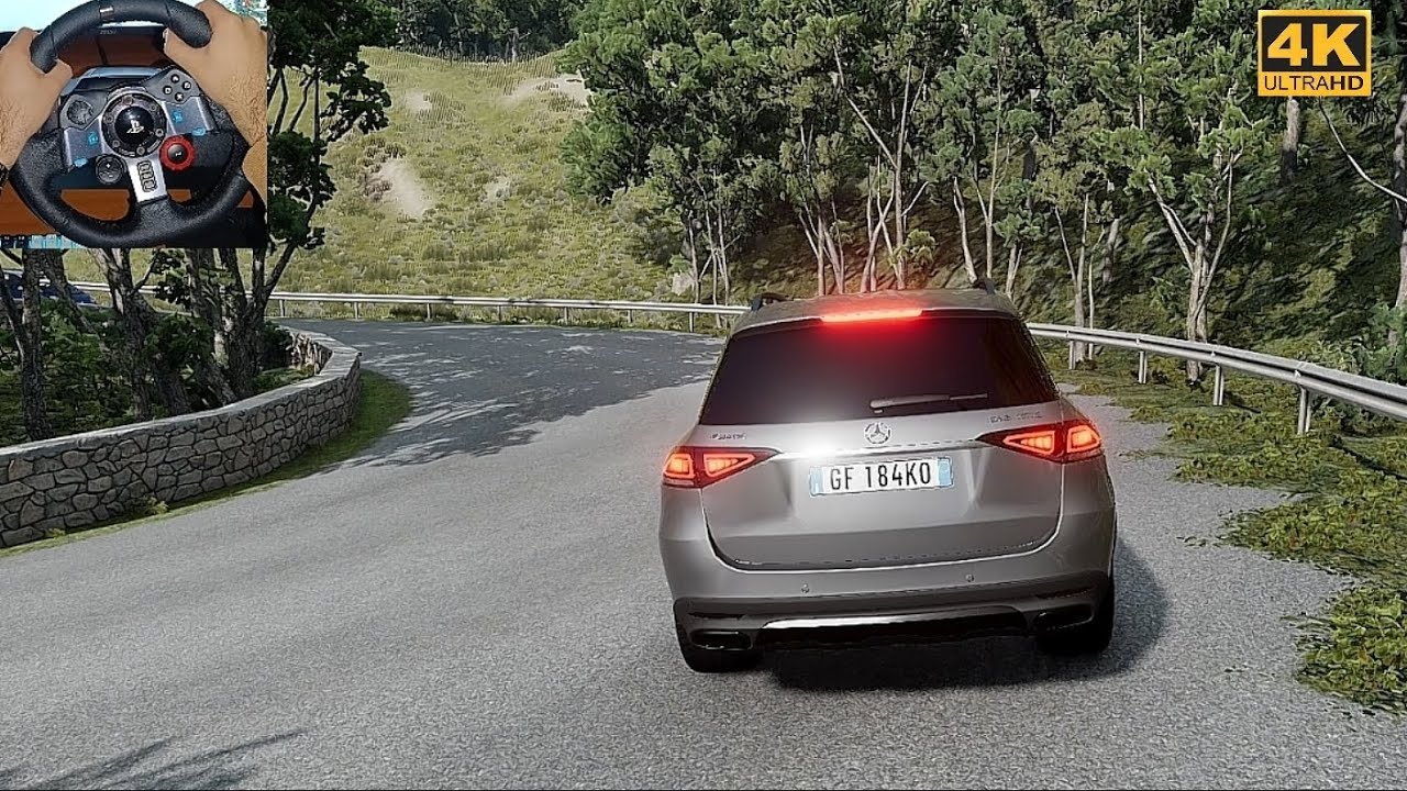 Mercedes-Benz GLE 350 - Realistic POV Driving in 4K | Logitech G29 | BeamNG.drive