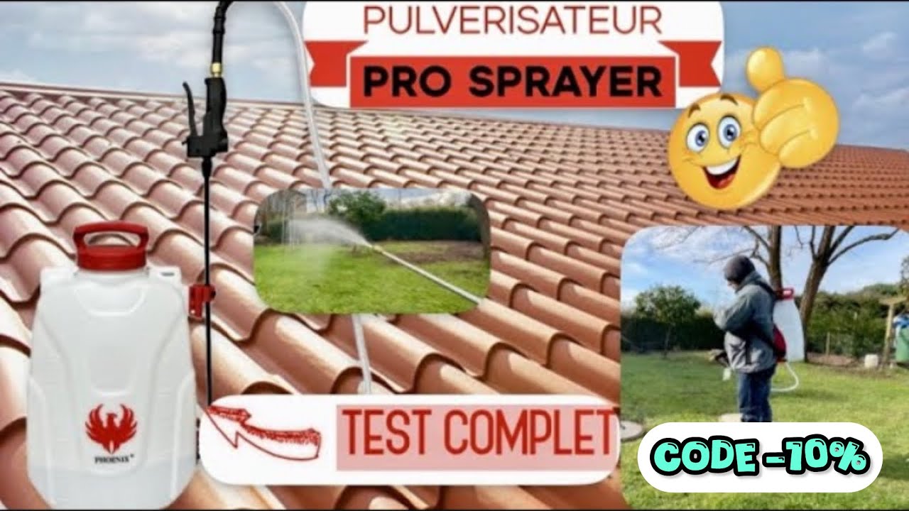 Test Meilleurs Pulvérisateurs électrique PRO SPRAYER PHOENIX et Perche Télescopique