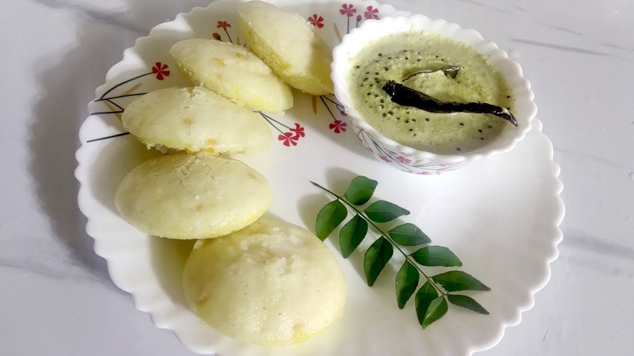 Homemade Rava Idli with Coconut Peanut Chutney | No Onion No Garlic | Healthy Satvik Food