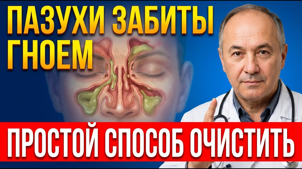 Мощная чистка носа и лёгких — делайте это каждое утро и забудьте про простуду навсегда