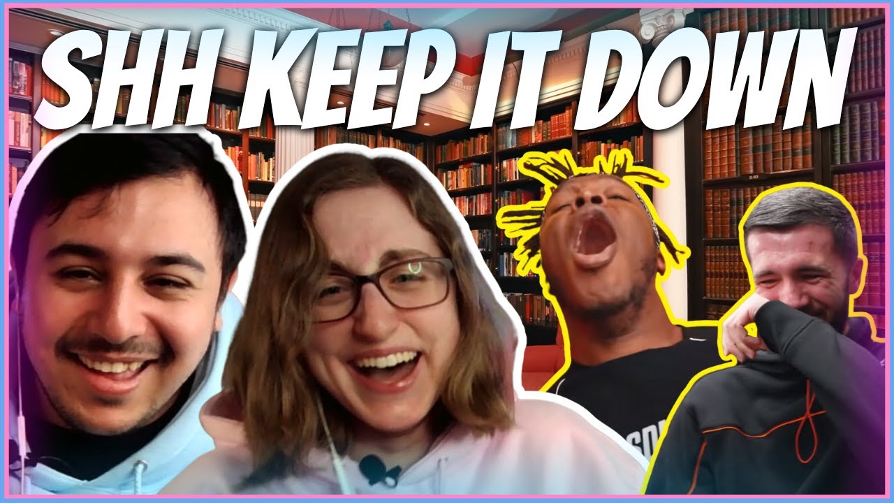 Sidemen - SILENT LIBRARY | Eli and Jaclyn REACTION!!