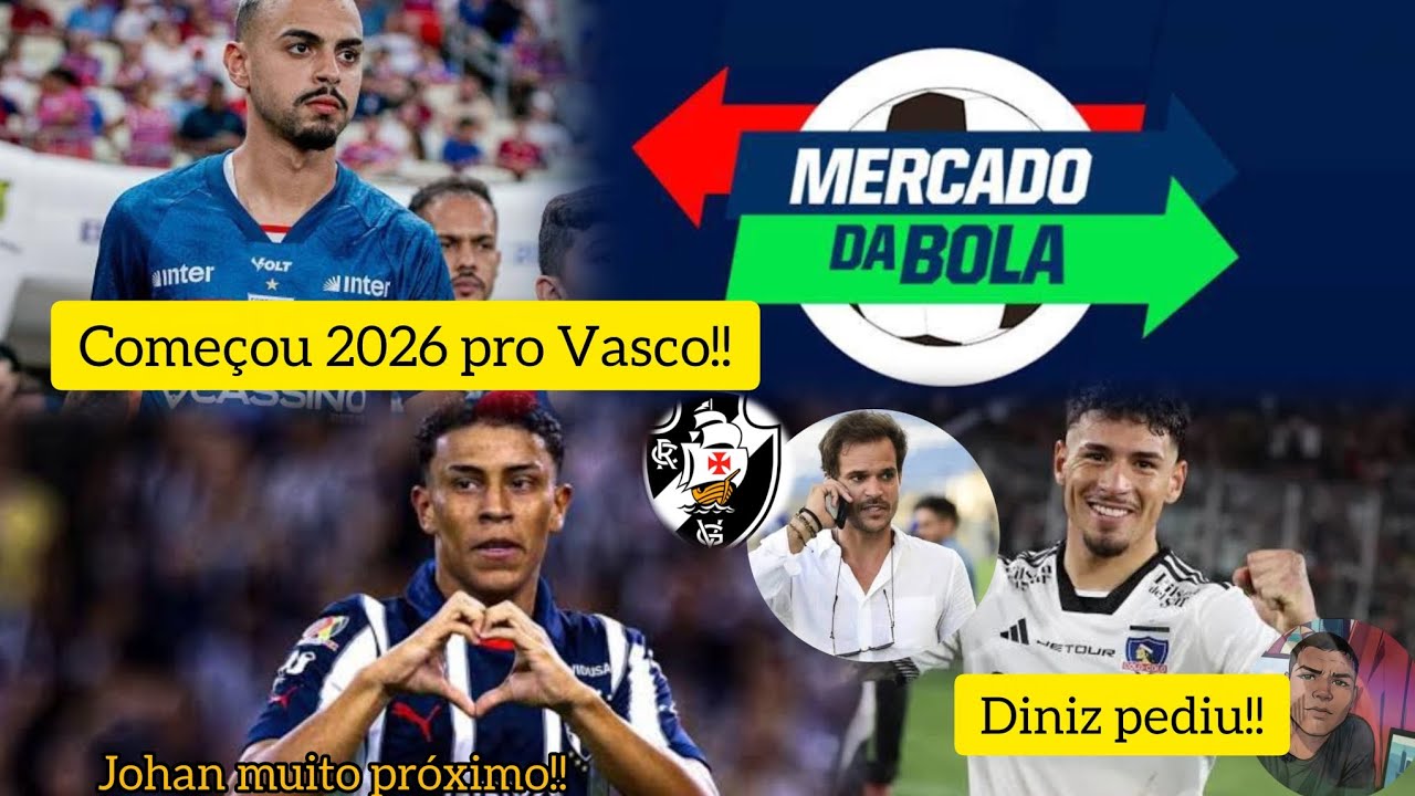 VASCO JA ESTÁ FORTE NO MERCADO DA BOLA!! 2 Reforços ja pode pintar no Vasco/ Zagueiro Renovando
