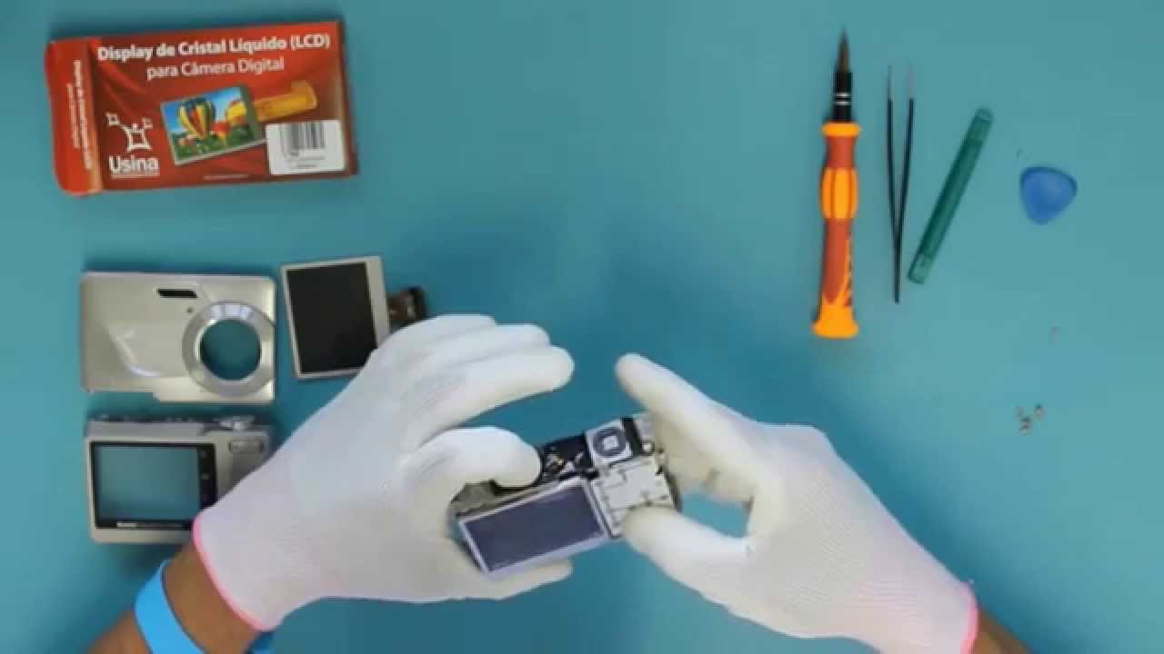 Desmontagem e troca do Display LCD da Câmera Kodak C160