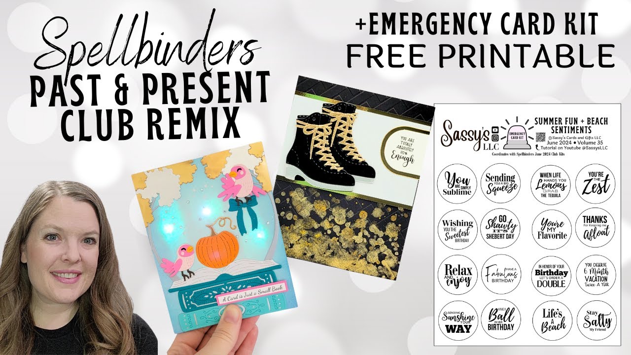 Spellbinders CLUB REMIX + FREE PRINTABLE July 2024