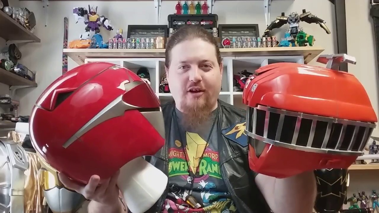 Power Rangers helmets, Pinlocks VS Cliplocks