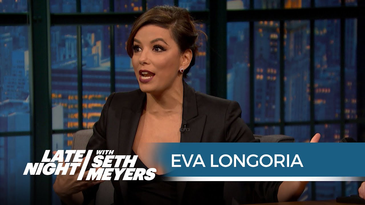 Eva Longoria on the Male Divas She's Worked With - Late Night with Seth Meyers