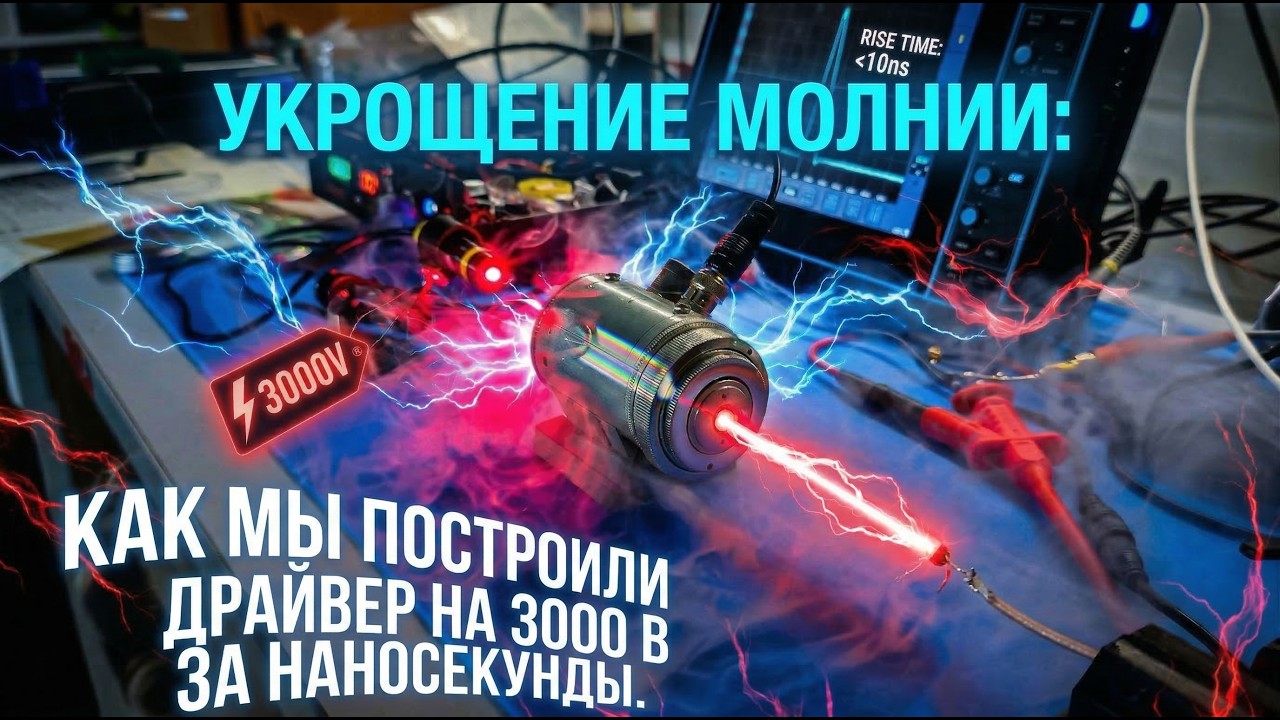 Укрощение молнии: Как мы создавали драйвер на 3000 В за наносекунды.