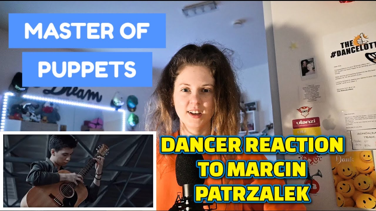 DANCER REACTION TO MARCIN PATRZALEK - MASTER OF PUPPETS (METALICA) + DANCE