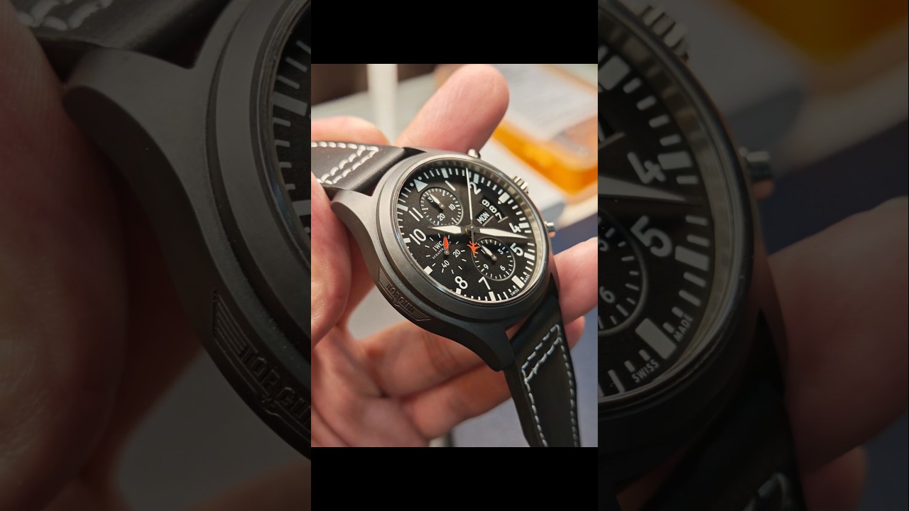 iwc pilot chronograph Top Gun ceramic iw378901 #watches #watch #luxurywatches