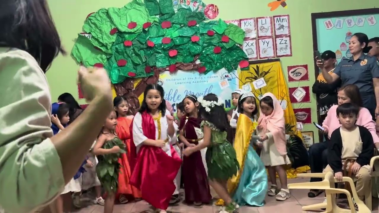 When I Look Up - Preschool Worship Song -Kinder Dance Presentation during Bible Month Celebration 
