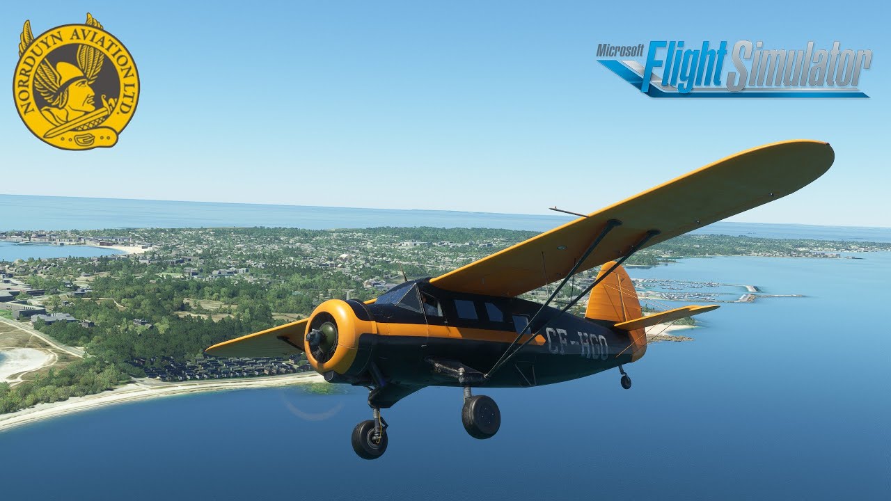 Big Radials Norseman - Having some fun over the beautiful Bretagne - Microsoft Flight Simulator