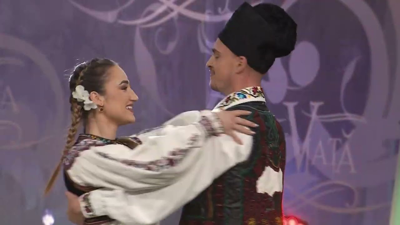 Alexandra Chira şi Ansamblul Porolissum din Zalău la O dată-n viaţă (@TVR1)