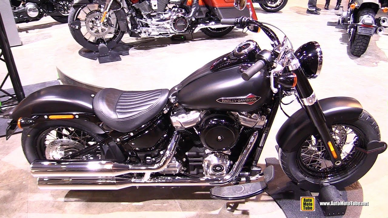 2018 Harley Davidson Softail Slim - Walkaround - 2017 EICMA Milan Motorcycle Exhibition