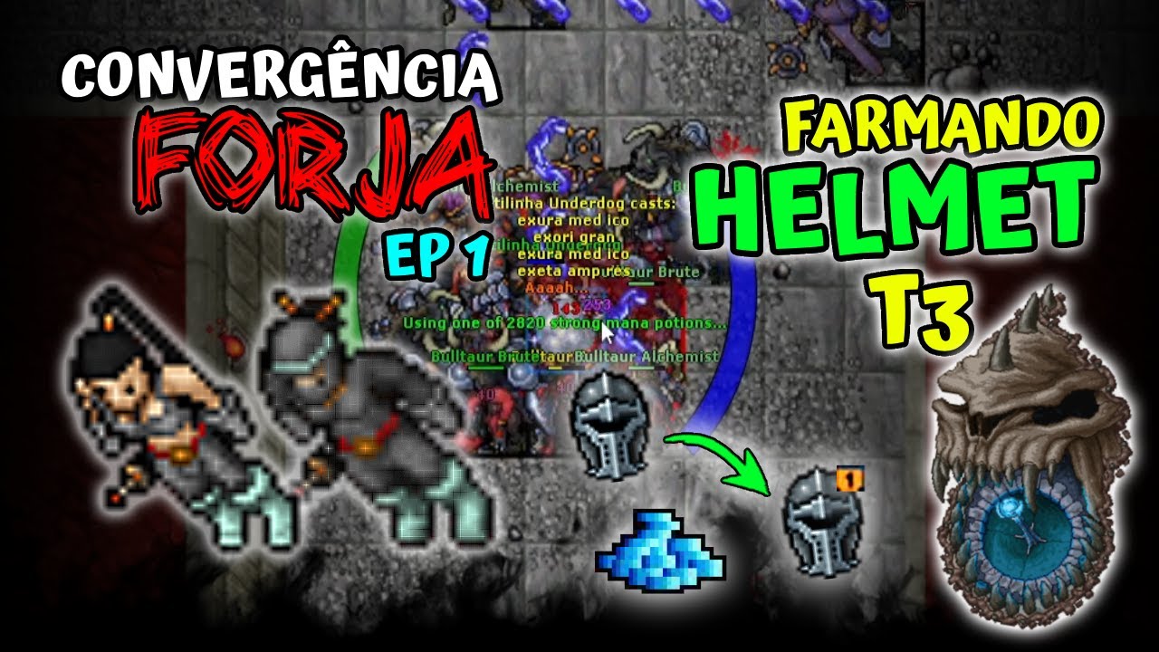COMO FAZER HELMET TIER 3 NA CONVERGÊNCIA 💀 | FARM 20KK/DIA – EP. 1