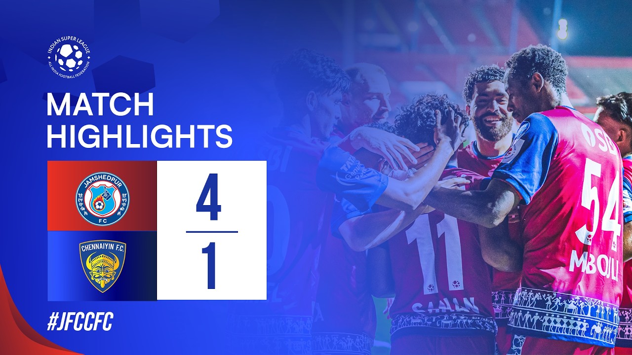 GW 10 Highlights | Jamshedpur FC 4-1 Chennaiyin FC | ISL 12