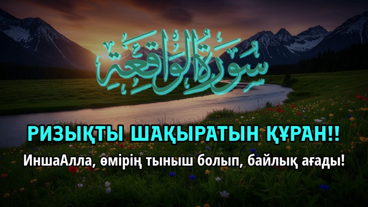 ҚҰРАННЫҢ ӘСЕМ ДАУЫСЫ РИЗЫҚТЫ ШАҚЫРАДЫ!! ИншаАлла өмір тыныш болып, ризық молаяды | ALAA YASSER