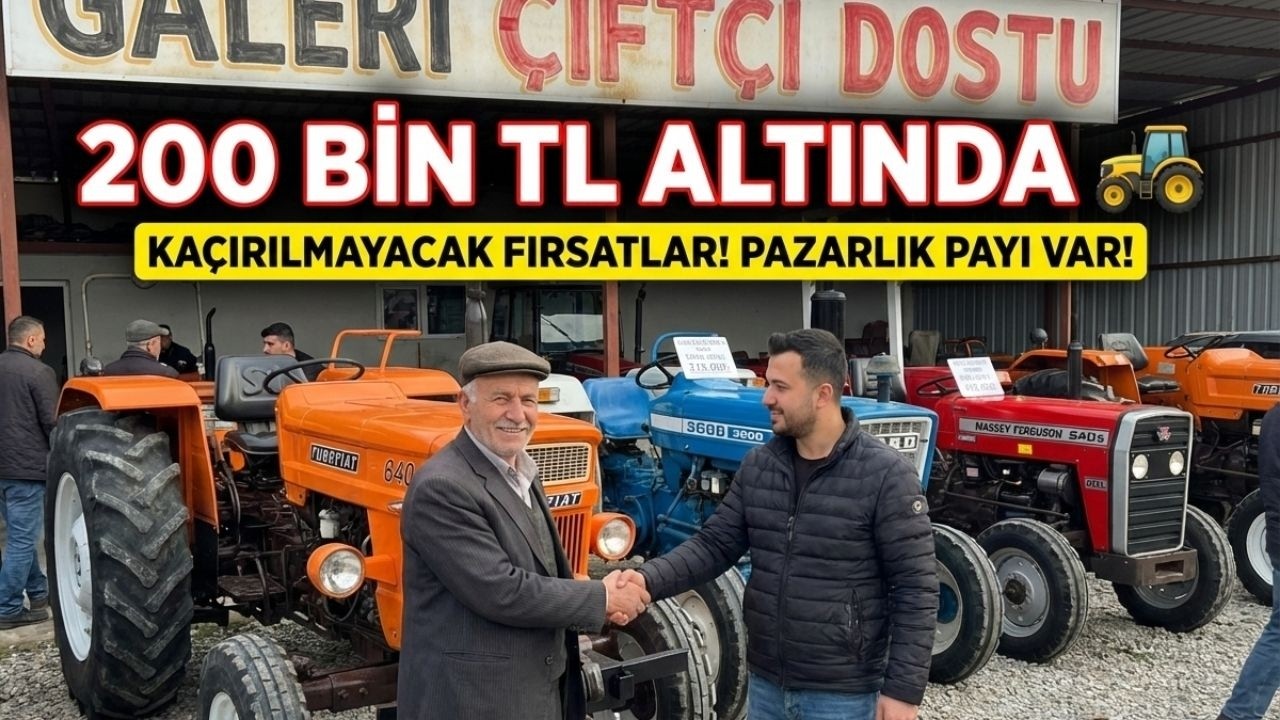 PARAN BOŞA GİTMESİN! 200 Bin - 600 Bin TL Arası En Sağlam 9 Traktör! 2. El Traktör Fiyatları 2026