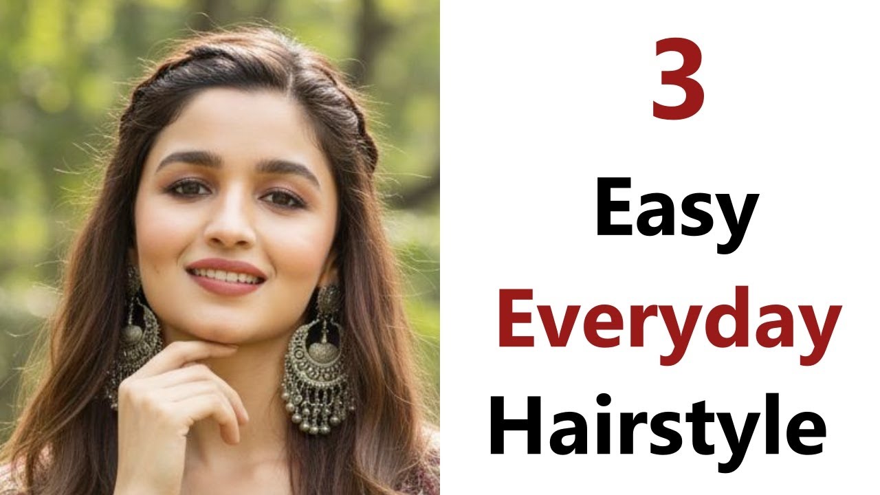 3 Easy Everyday Hairstyle - New Stylish hairstyle for girls | Trending Hairstyle |Hairstyle 2026