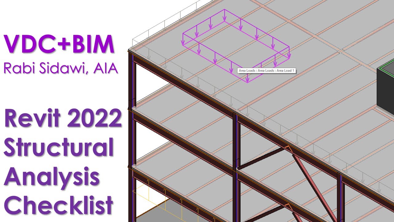 Revit 2022 Structural Analysis Checklist 4K
