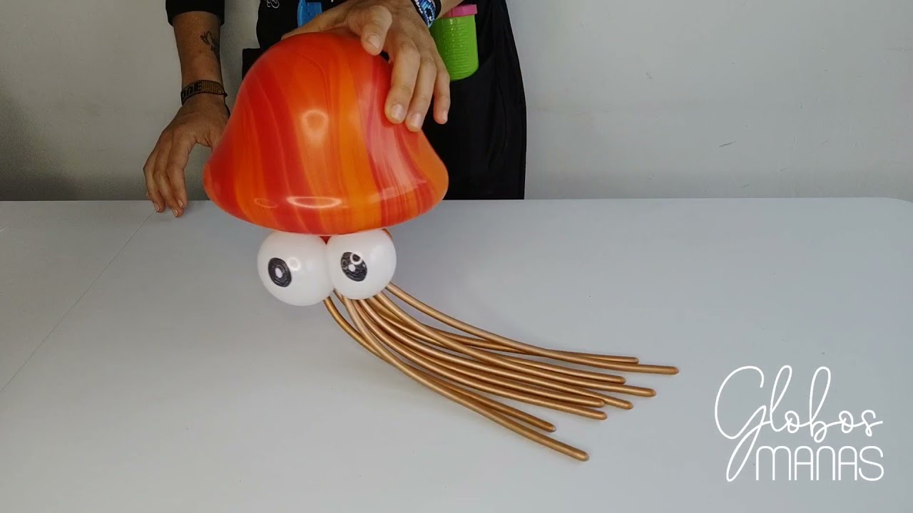 Como hacer una Medusa /Jelly Fish en globos