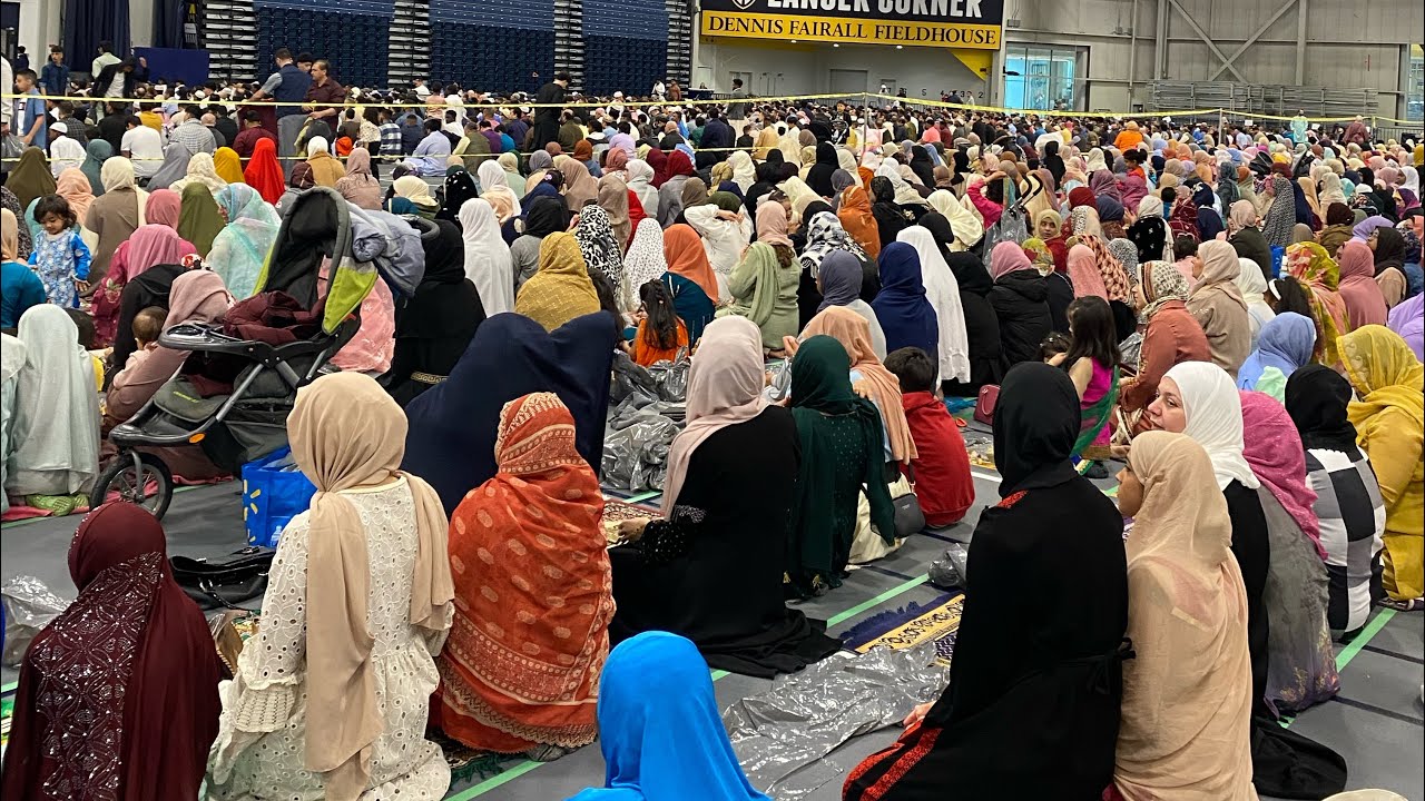 Eid prayer in Canada/ Muslims of different countries celebrate Eid in Canada