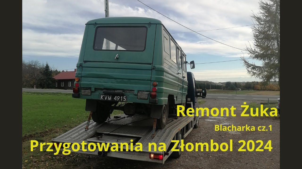 Remont żuka. Przygotowania na Złombol 2024. Blacharka cz.1