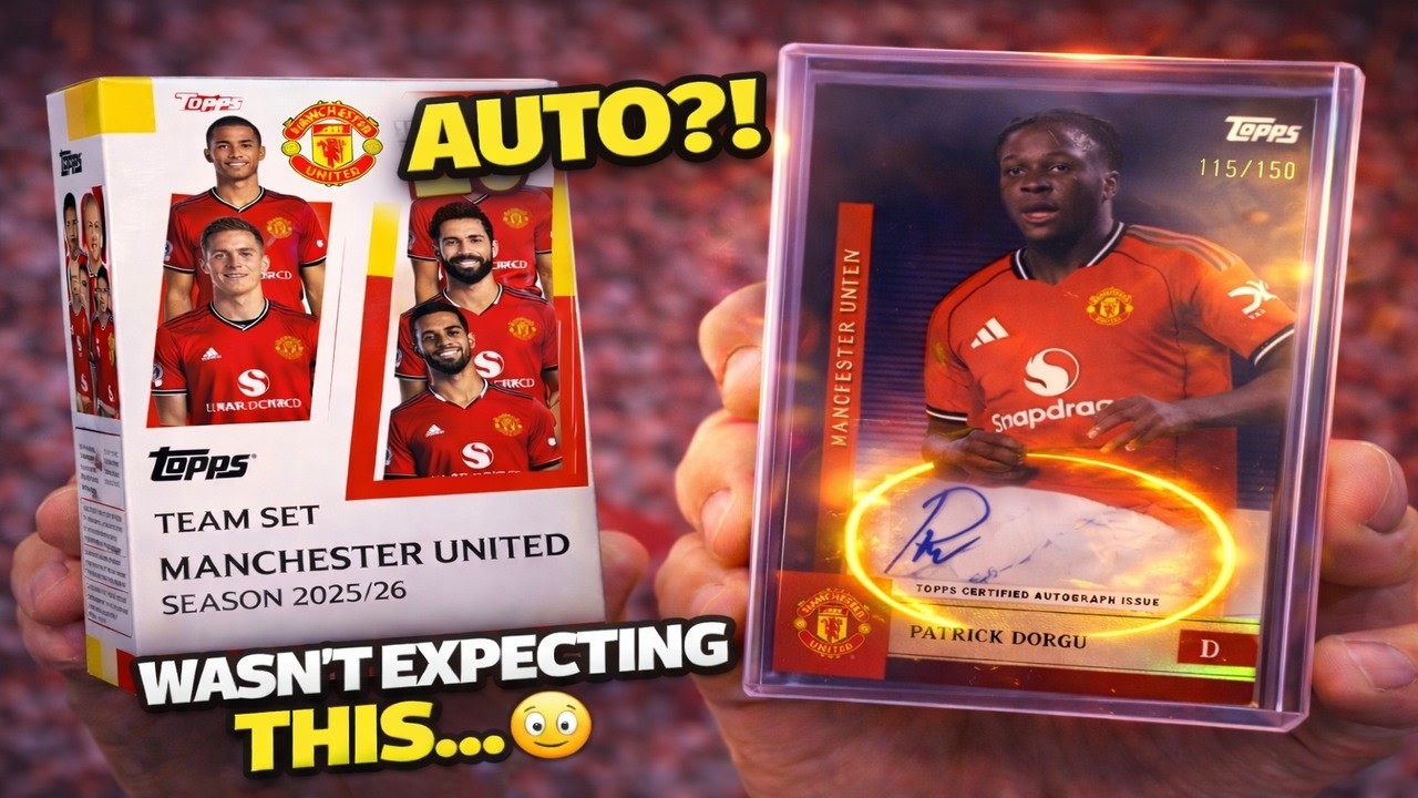 I Wasn’t Expecting THIS… 😳 | Topps Man United Team Set 2025/26