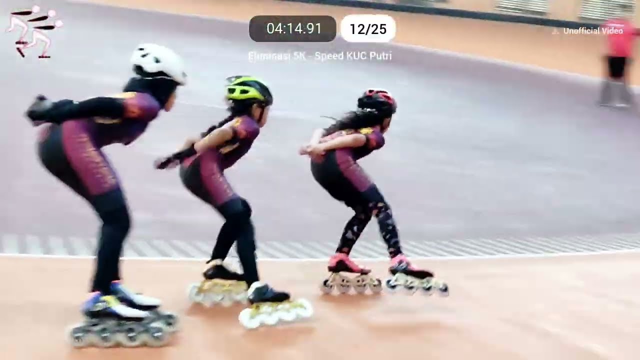 Eliminasi 5K KUC Putri Speed, Lomba Sepatu Roda Pelajar Prov DKI Jakarta 2023 #inlineskate