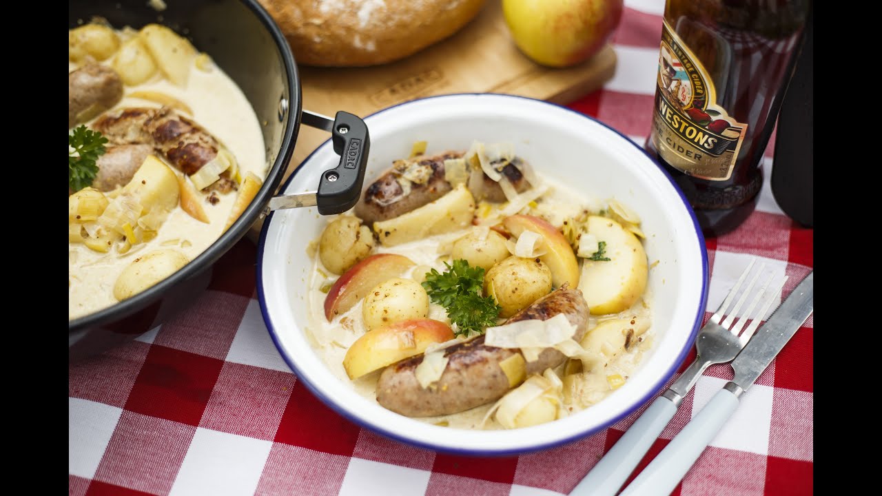 Eat Local: One pot sausages in cider
