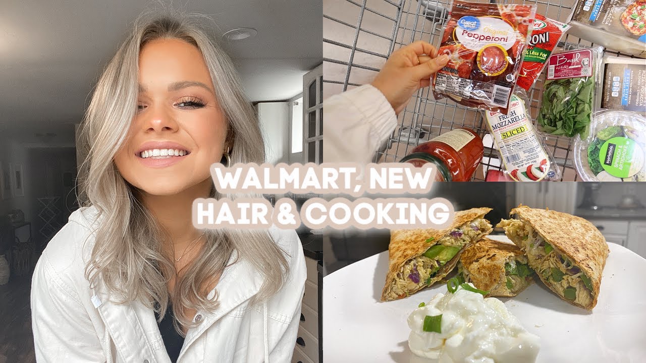 Getting Hit On At Walmart, Grocery Haul, New Hair & Chicken Crunch Quesadilla