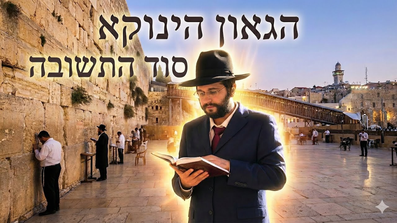 מהו הסוד של התשובה? 🌅 הגאון הינוקא בשיעור עוצמתי! 
