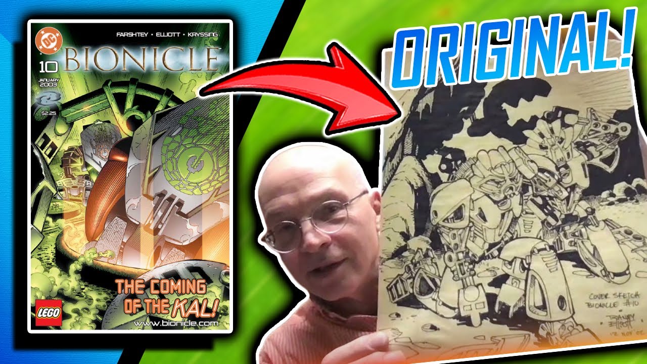 Unearthing ORIGINAL BIONICLE Comic Art!