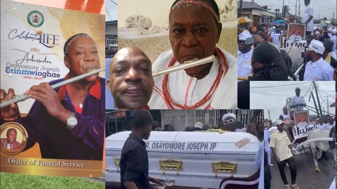 part 2 Amb Osayomore Joseph Goes Home....Our Legend Lives On ! must watch video