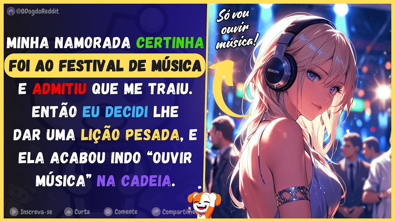 Minha namorada certinha foi ao festival de m&uacute;sica e admitiu que me traiu. Ent&atilde;o eu lhe dei uma li&ccedil;&atilde;o