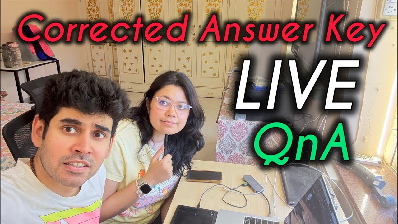 Corrected Answer Key - LIVE QnA- Errors/Bonus Questions&hellip; JEE 2025 April