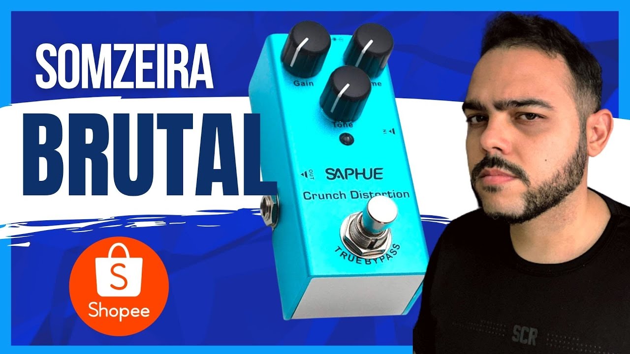 CRUNCH DISTORTION SAPHUE | Pedal de Guitarra | Iron Maiden Cover
