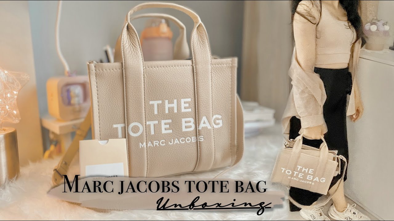 Marc jacobs the tote bag unboxing, What's in my bag 2023 | ASMR | ♡