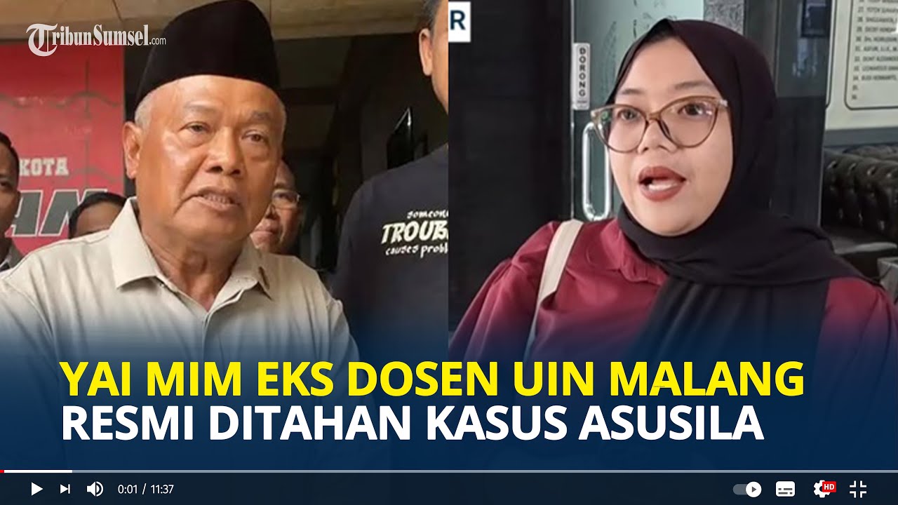 YAI Mim Eks Dosen UIN Malang Resmi Ditahan Kasus Asusila, Terancam 12 Tahun Penjara