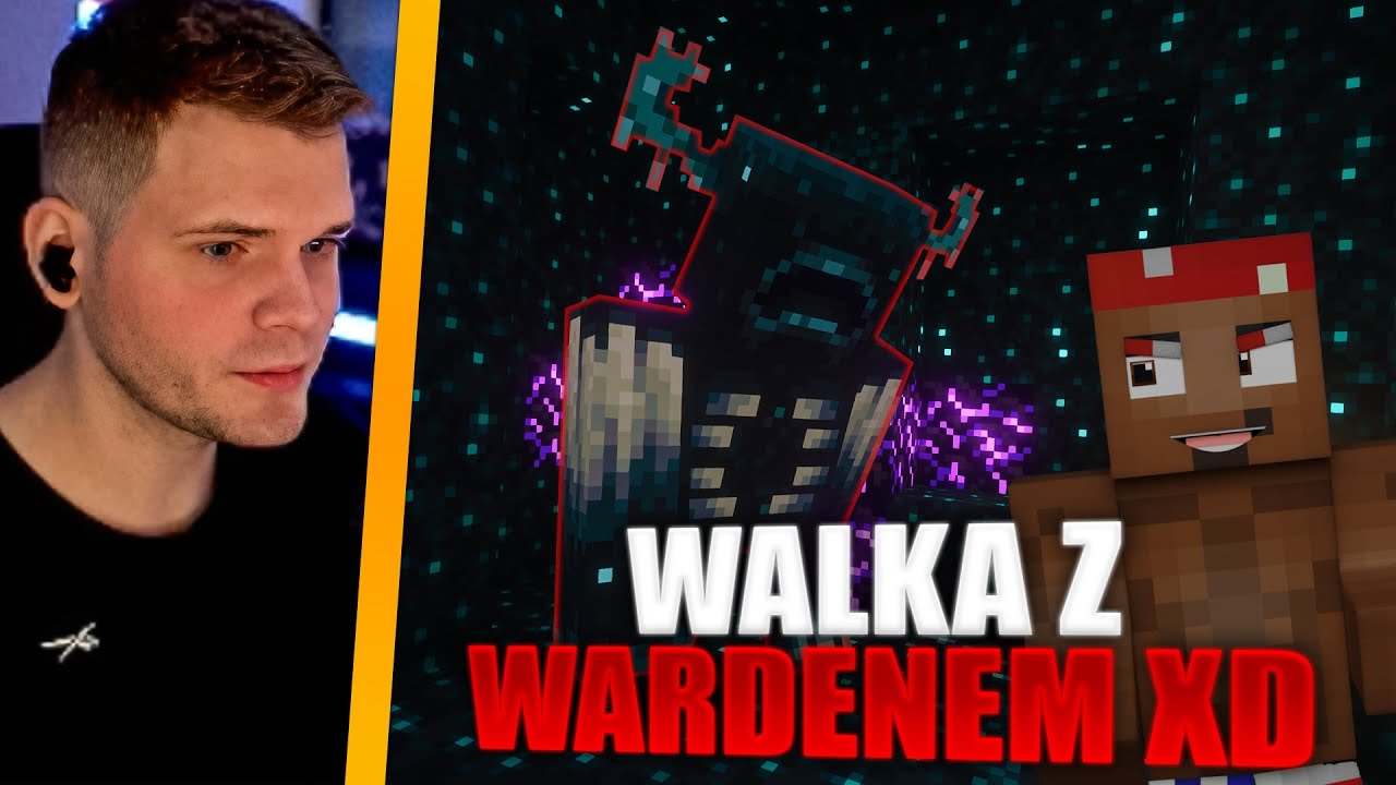 GUCIO | MINECRAFT: Cave Horror Project #6 WALKA Z WARDENEM XD | NAJLEPSZE MOMENTY STRIMA #867