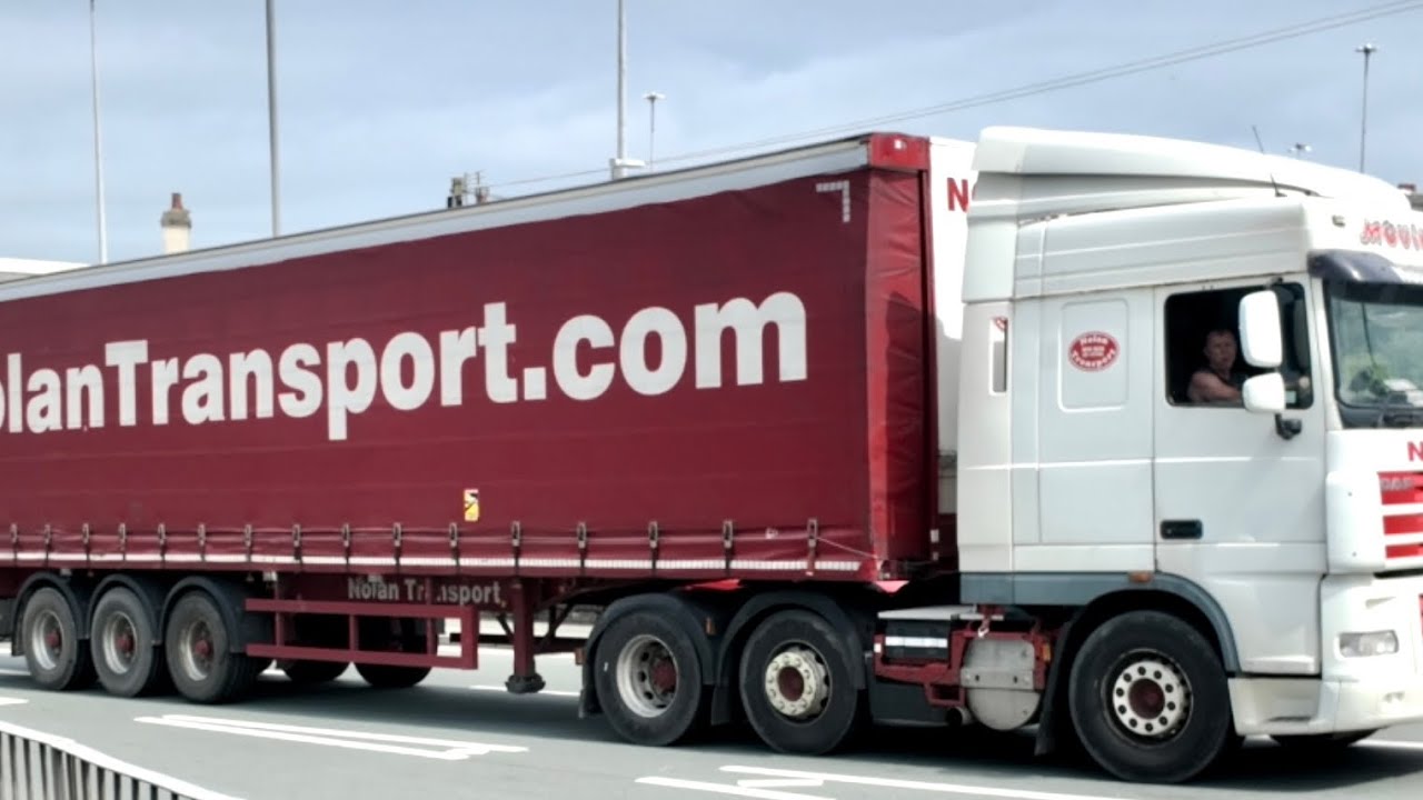 Irish Lorries and others Holyhead Port