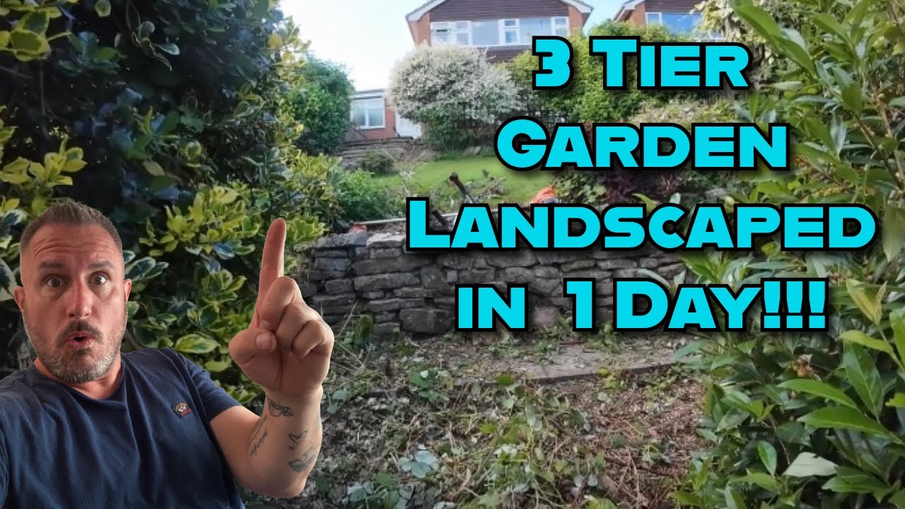 Huge GARDEN Makeover in just 1 day! This was a tough one! #garden #landscape