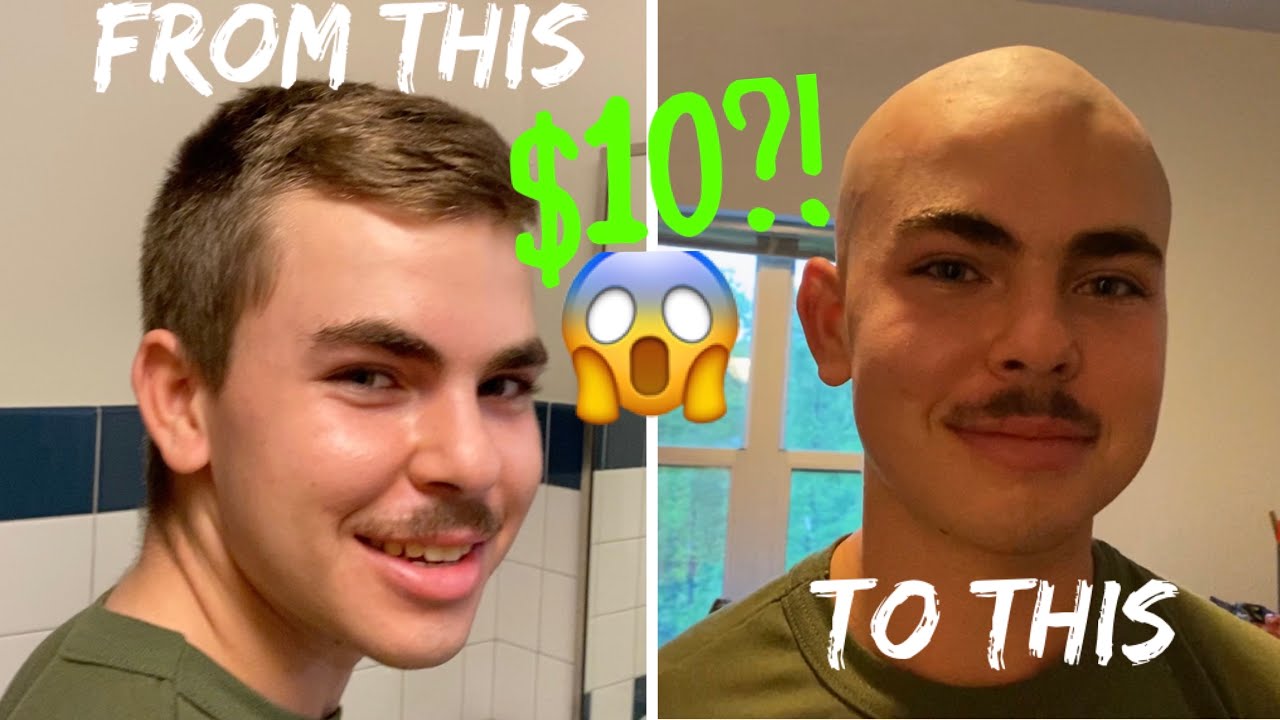 I Payed A Marine $10 to Go Bald😱 (Insane Transformation)