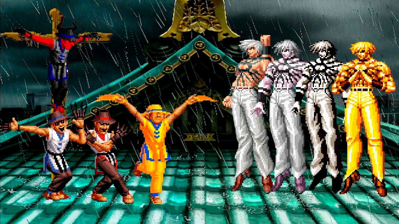 [KOF Mugen] Choi Bounge Team vs Boss Orochi Team