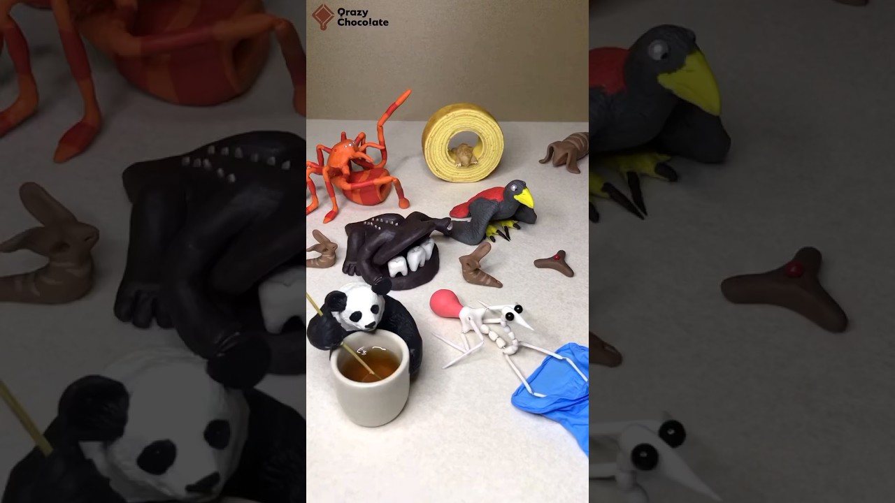 菓子生物スイーツ4種 4 kinds of sweets of Confectionery creatures